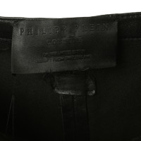 Philipp Plein Lederen broek met rits