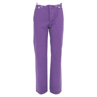 Helmut Lang Trousers Cotton in Violet