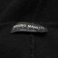 Bruno Manetti Kleid aus Wolle in Schwarz