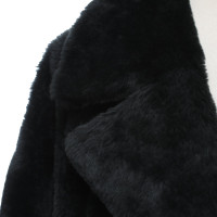 Sprung Frères Paris Jacket/Coat Fur in Black