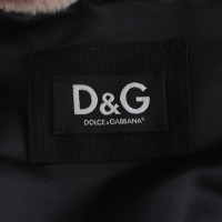 Dolce & Gabbana Giacca/Cappotto in Pelliccia in Beige