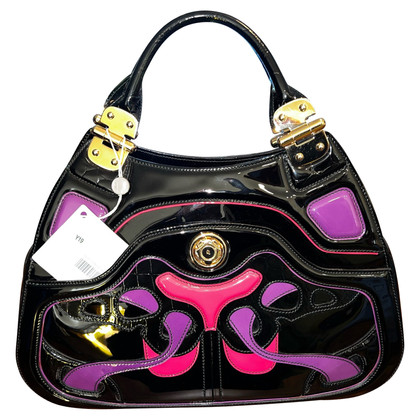 Alexander McQueen Handbag Patent leather in Black