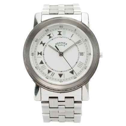 Hermès Watch Steel in White