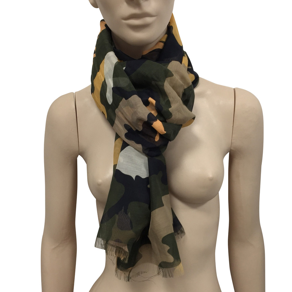 Valentino Garavani camouflage sjaal
