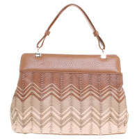 Bulgari Leather handbag in Brown 