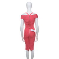 Hervé Léger Dress in coral red