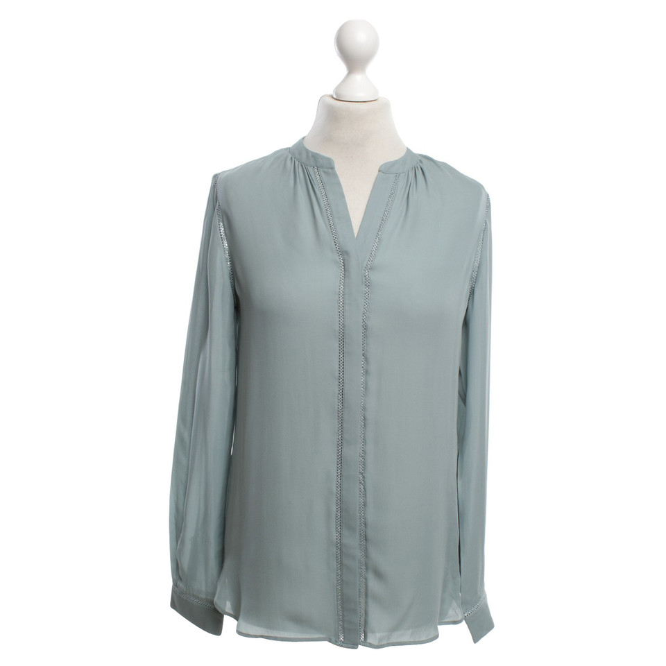 Reiss Zijden blouse in mint