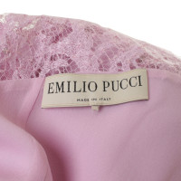 Emilio Pucci Robe avec détails dentelle