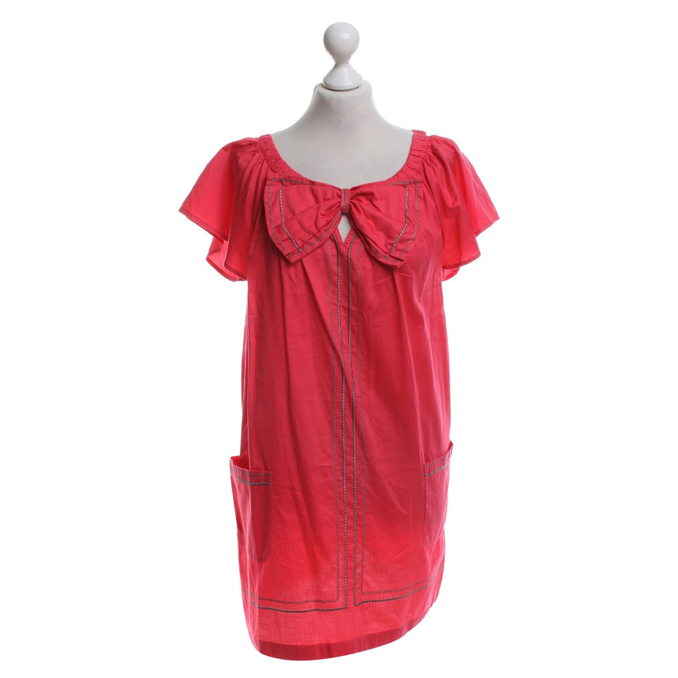 French Connection Dress in coral red