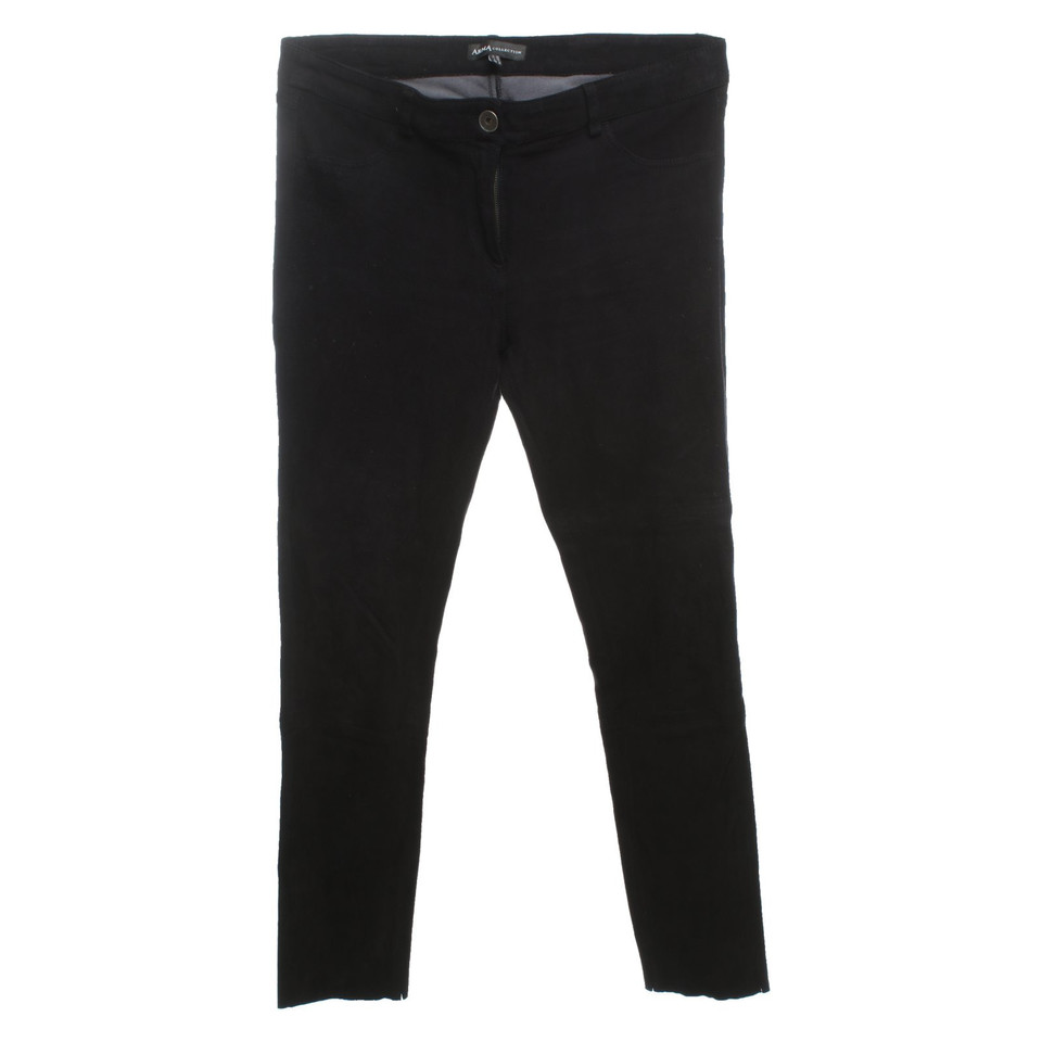 Arma Trousers Suede in Black