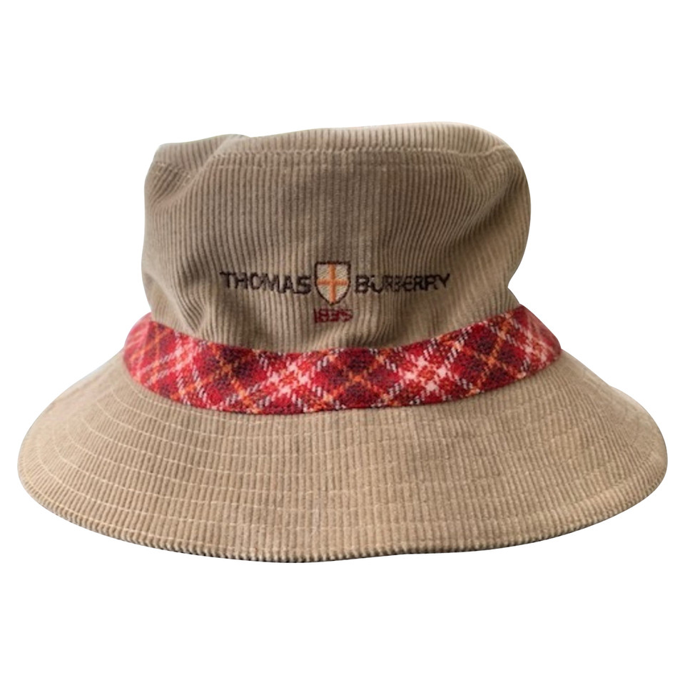 Burberry Hat/Cap Cotton in Brown