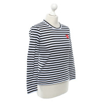 Comme Des Garçons top with stripe pattern