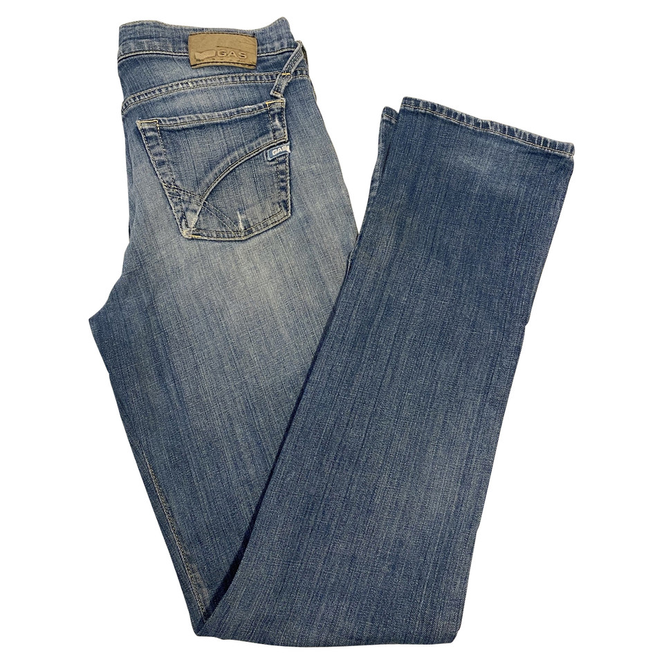 Gas Jeans in Denim in Blu