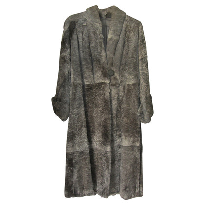 Fendi Grey fur coat