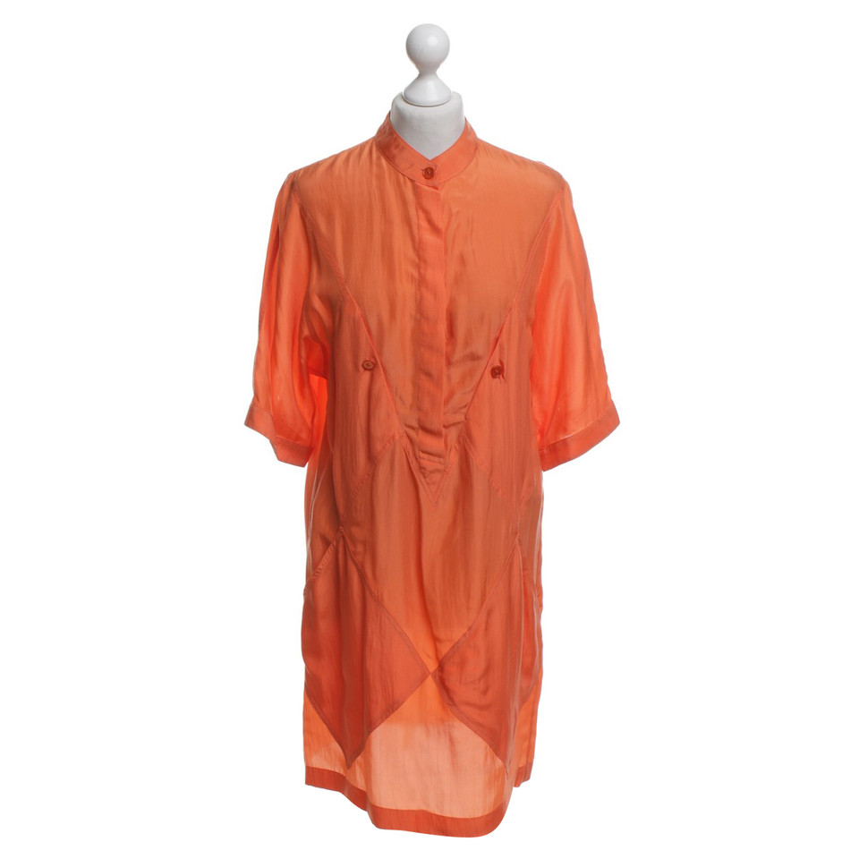 Stella McCartney zijden jurk in Orange
