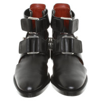 3.1 Phillip Lim Stiefeletten aus Leder in Schwarz