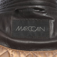 Marc Cain Jacket/Coat Leather in Brown