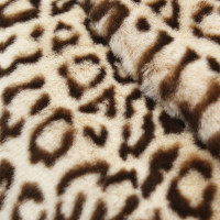 Velvet Faux fur jacket with pattern