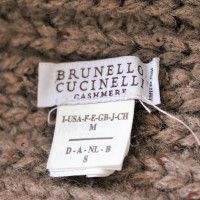 Brunello Cucinelli Baskische hoed gemaakt van kasjmier