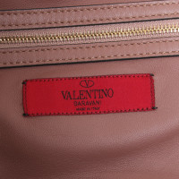 Valentino Garavani Shopper Leer in Roze