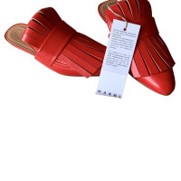 Marni Slippers/Ballerinas Leather in Red