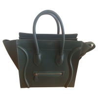 Céline Luggage Mini Leather in Green