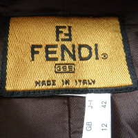 Fendi Fendi silk and wool blazer jacket