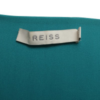 Reiss Silk dress in turquoise