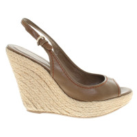 Sergio Rossi Wedges in Khaki