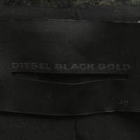 Diesel Black Gold Elegant coat in Khaki/Black