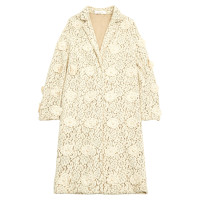 Chloé Jacket/Coat Cotton in Cream