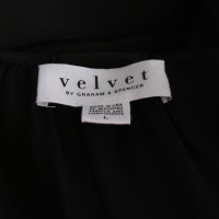 Velvet Kleid in Schwarz