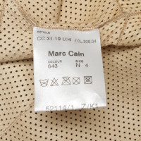 Marc Cain Jacket made of leather with lace pattern