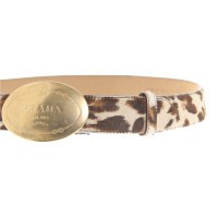 Prada Belt with leopard print
