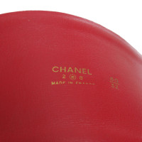 Chanel Gürtel aus Leder in Rot