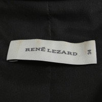René Lezard Short Blazer in black