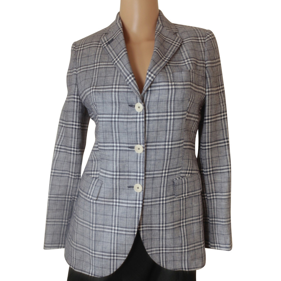 Tagliatore biancheria plaid Blazer