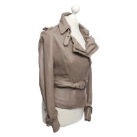 Muubaa Jacket/Coat Leather in Taupe
