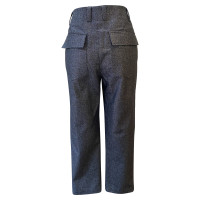 Brunello Cucinelli Paire de Pantalon en Coton en Argenté