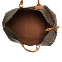 Louis Vuitton Keepall 60 Canvas in Bruin