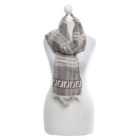 Fendi Summer scarf with plaid pattern