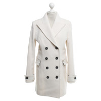 Atos Lombardini Wool coat in cream