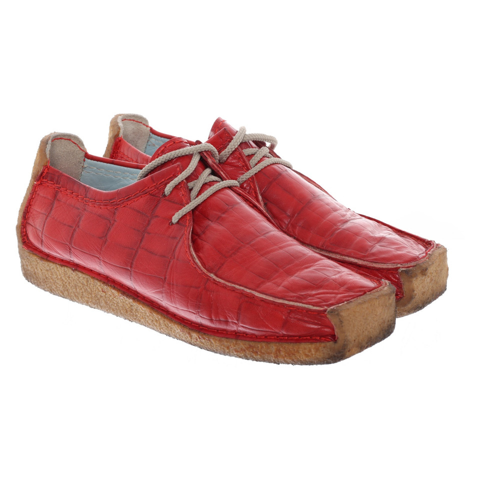 Toni Gard Lace-up shoes Leather in Red