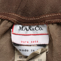 Max & Co Gonna in Seta in Marrone