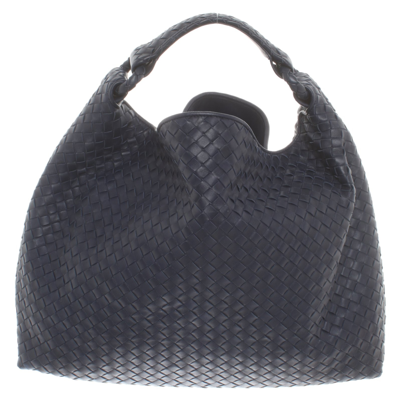 Bottega Veneta Handbag Leather in Blue - Second Hand Bottega Veneta Handbag  Leather in Blue gebraucht kaufen für 998€ (6063016)