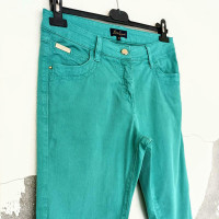 Luisa Spagnoli Trousers Cotton in Turquoise