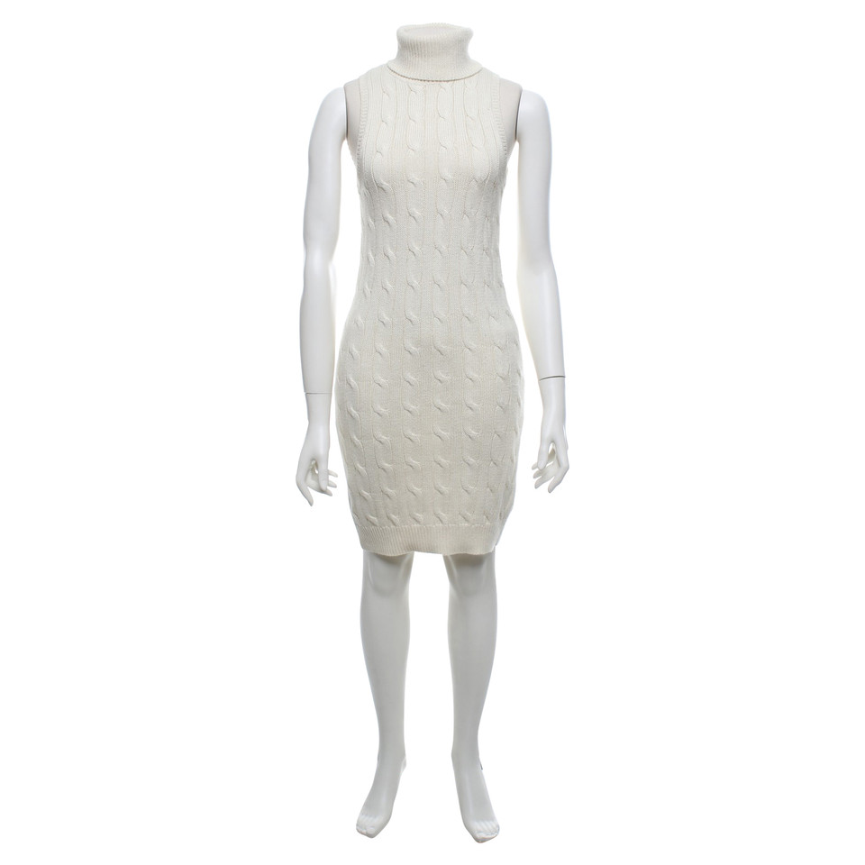 Ralph Lauren Gebreide jurk in cream