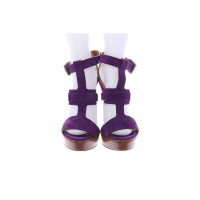 Ralph Lauren Purple Label Sandales en Cuir en Violet