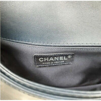 Chanel Boy Bag en Cuir en Bleu