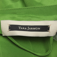 Tara Jarmon Silk Top in Green